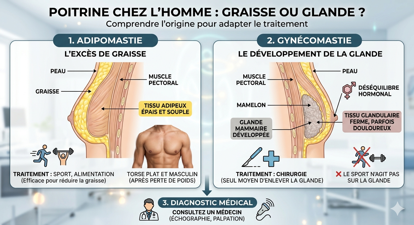 GYNECOMASTIE CHEZ L'HOMME