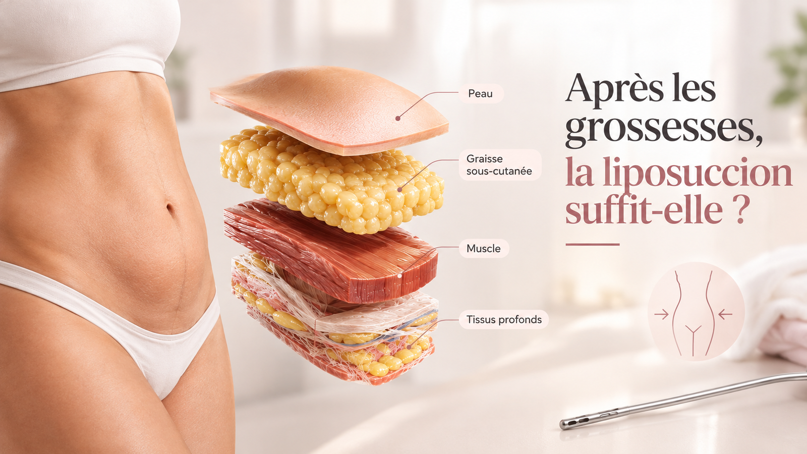 Après une grossesse la liposuccion suffit
